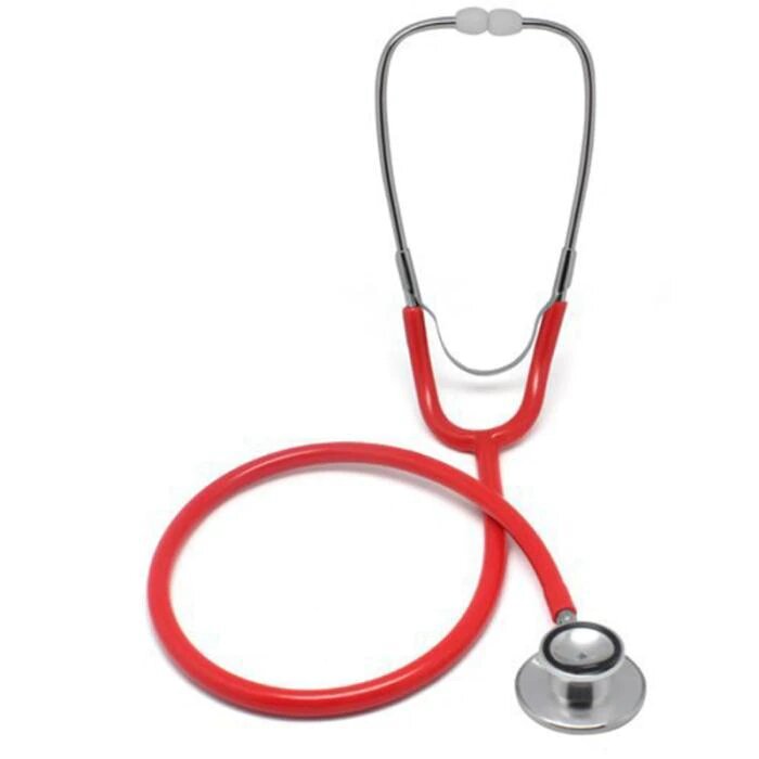 Red Professional Medical Stethoscope For Doctor Nurse Vet Student Chest Piece Estetoscopio Devices