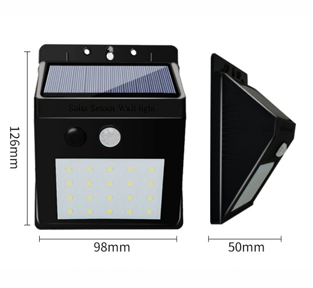 Solar LED Lights Outdoor Motion Sensor Lights Wireless IP65 Waterproof Outdoor Solar Security Lights