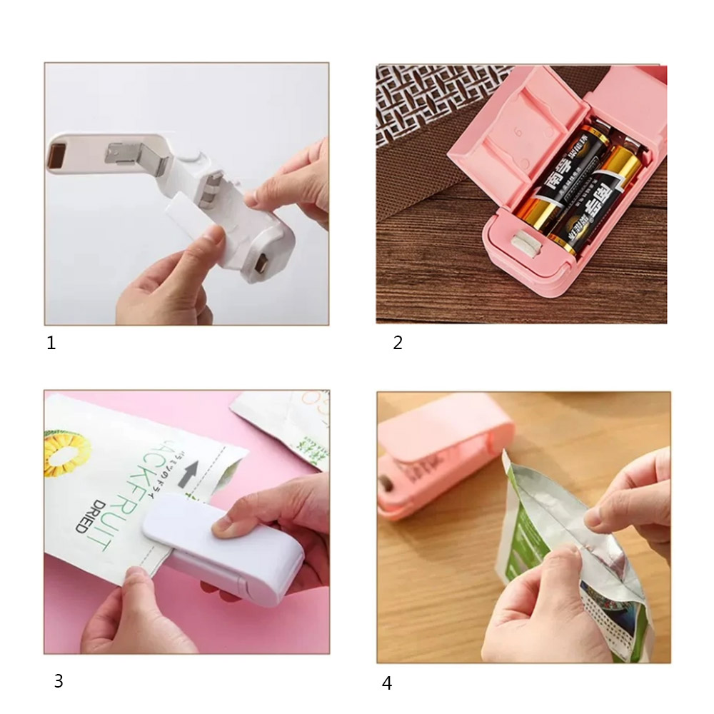 Mini Heat Sealer Machine Plastic Bag Sealer for Food Saver Storage Snack Kitchen Dining appliances