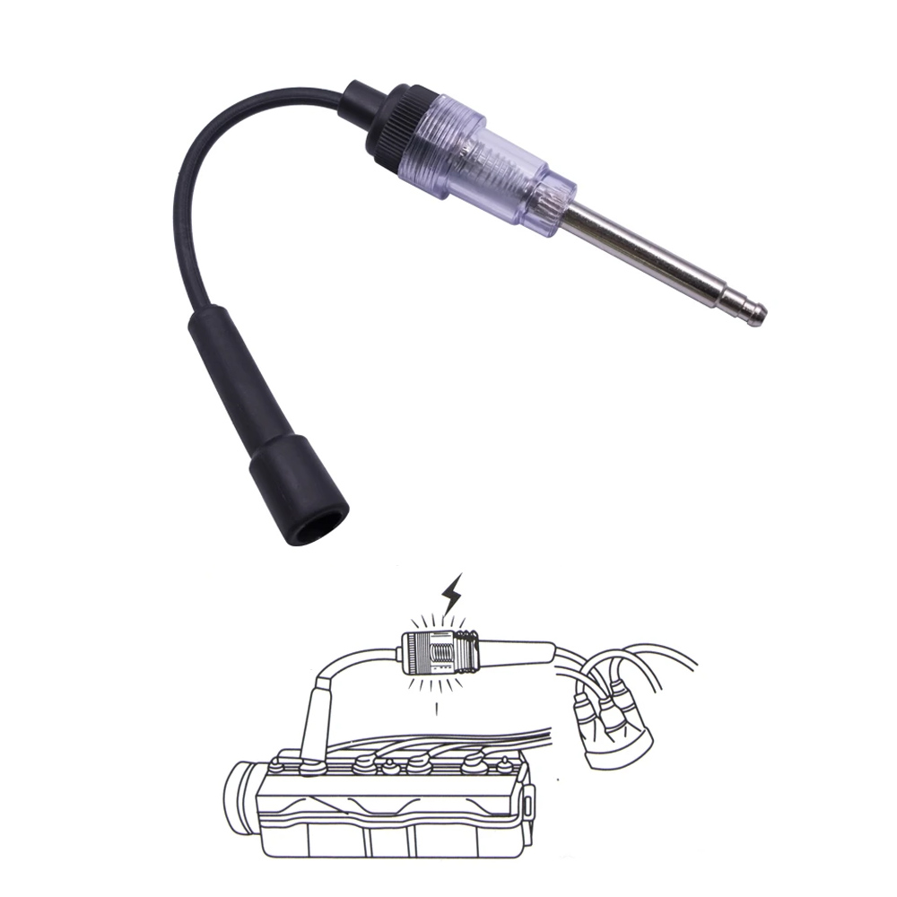 In-Line Spark Plug Engine Ignition Tester Fool-Proof  Pick Up Coil Armature Diagnostic Detector Tool