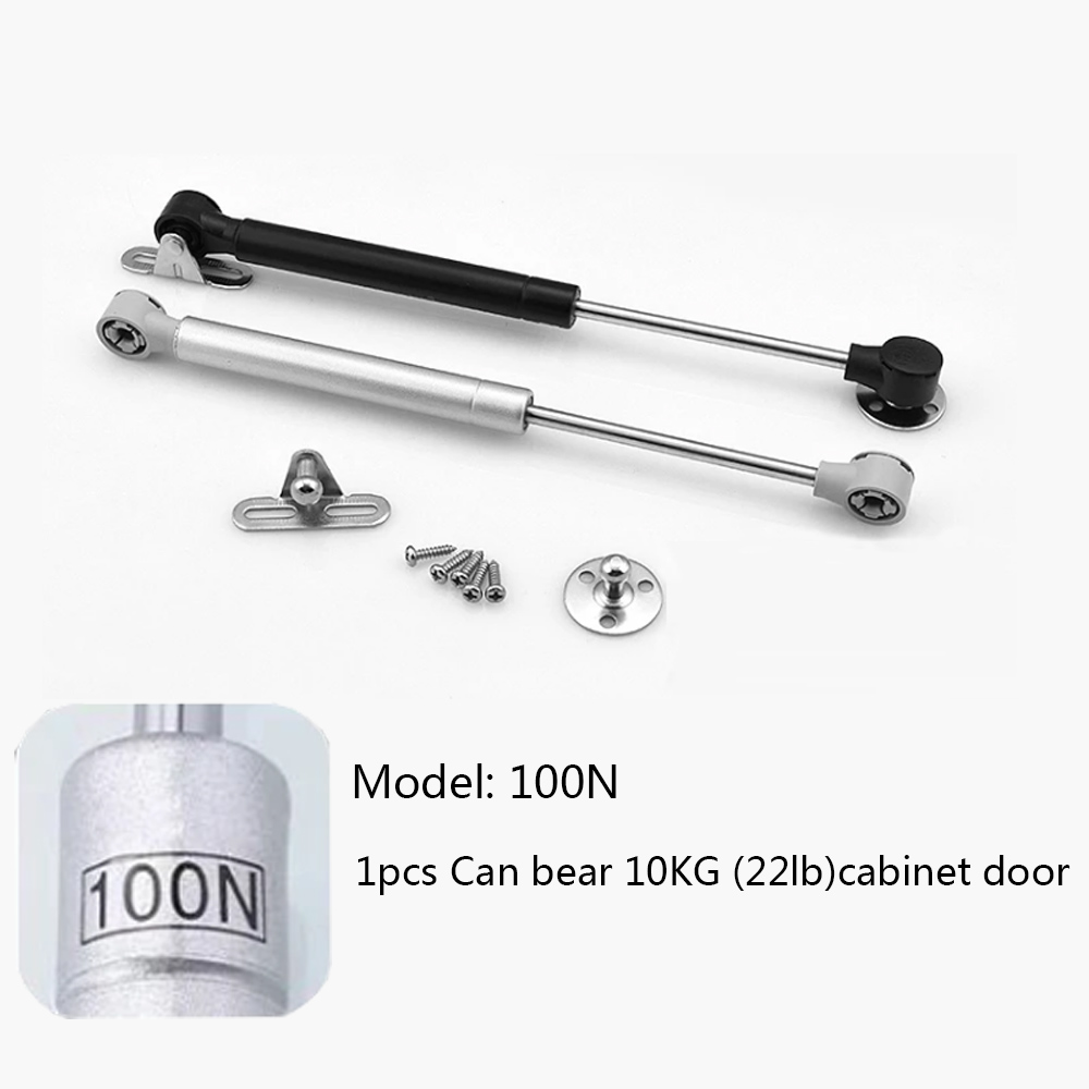 Hydraulic rod pneumatic rod Gas Struts for Cabinets 100N 22lb Soft Open Gas Spring Lid Stay Cabinet Door Lift Support
