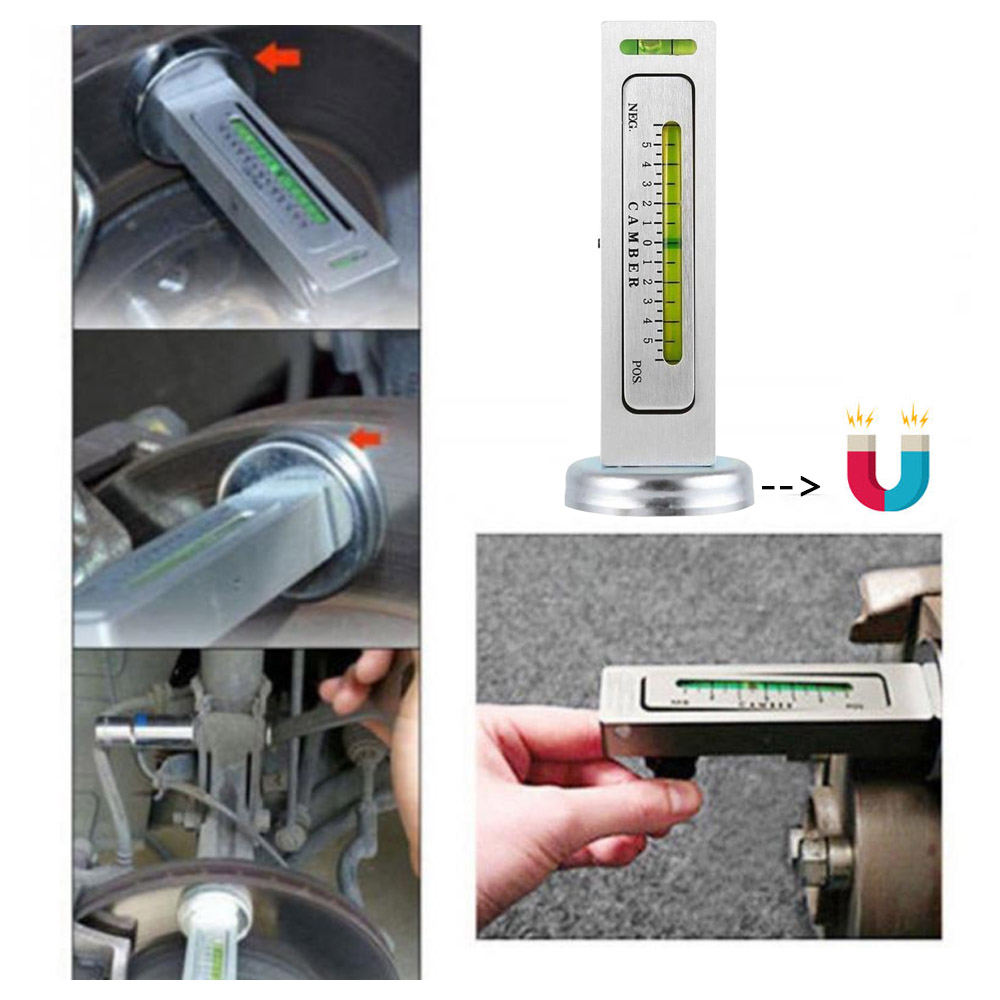 Car Four-wheel Alignment Magnetic Level Gauge Camber Adjustment Aids Magnet Positioning car tools