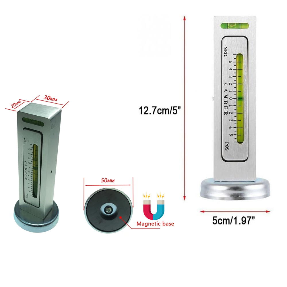 Car Four-wheel Alignment Magnetic Level Gauge Camber Adjustment Aids Magnet Positioning car tools