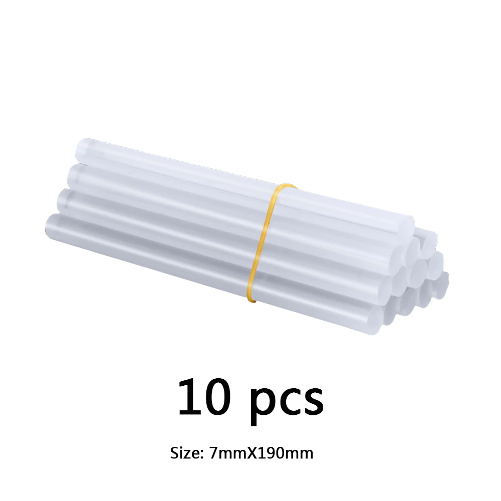 10 Pieces EVA Glue Sticks diameter size 7 mm X 190 mm compatible For Hot Glue Gune Gun
