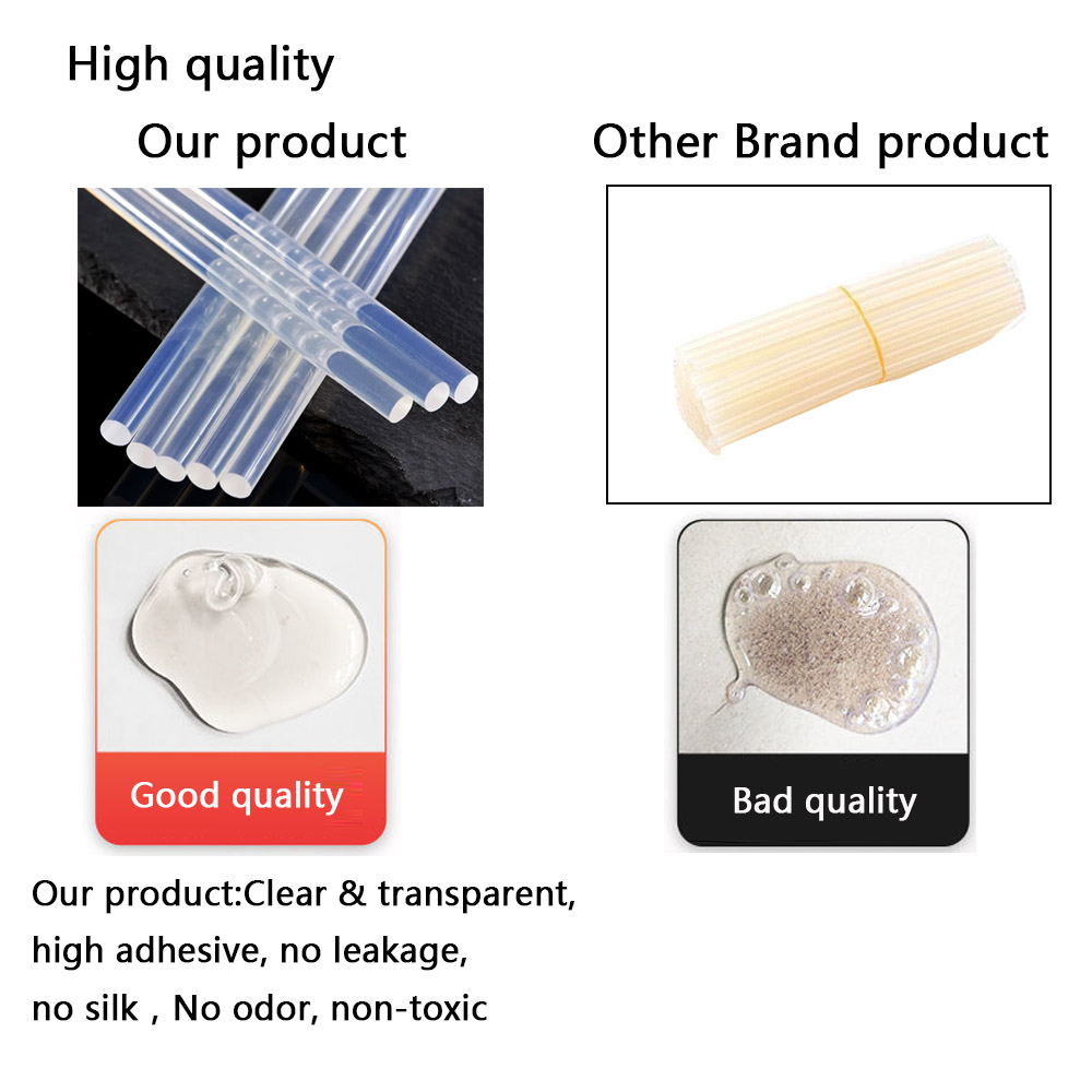 10 Pieces EVA Glue Sticks diameter size 7 mm X 190 mm compatible For Hot Glue Gune Gun