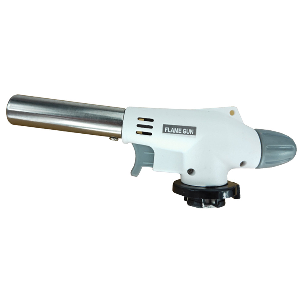 Butane Gas Torch Lighter Culinary Cooking Adjustable Flame with Reverse Use for BBQ Jewelry Welding