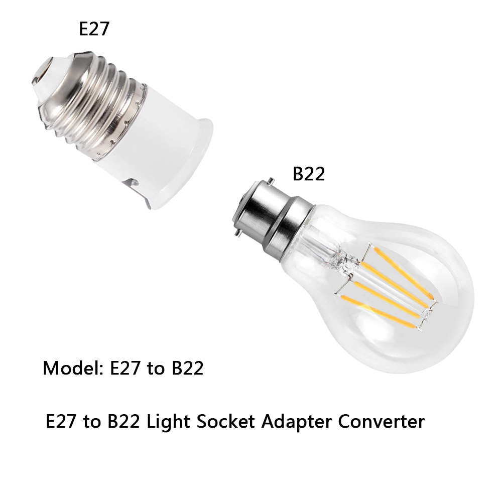 Lamp Holder Household B22 E27 E14 Light Bulb Socket Adapter Converter Base Conversion Socket 1 pcs