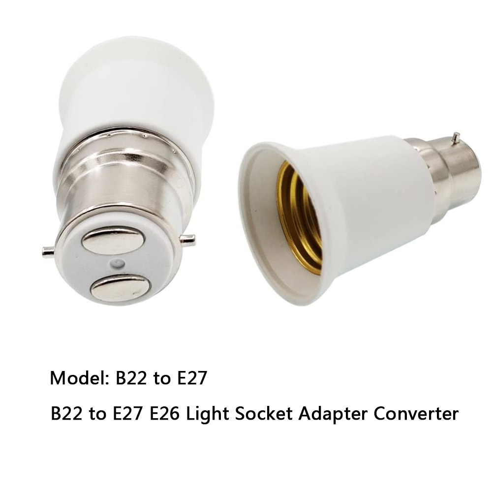 Lamp Holder Household B22 E27 E14 Light Bulb Socket Adapter Converter Base Conversion Socket 1 pcs