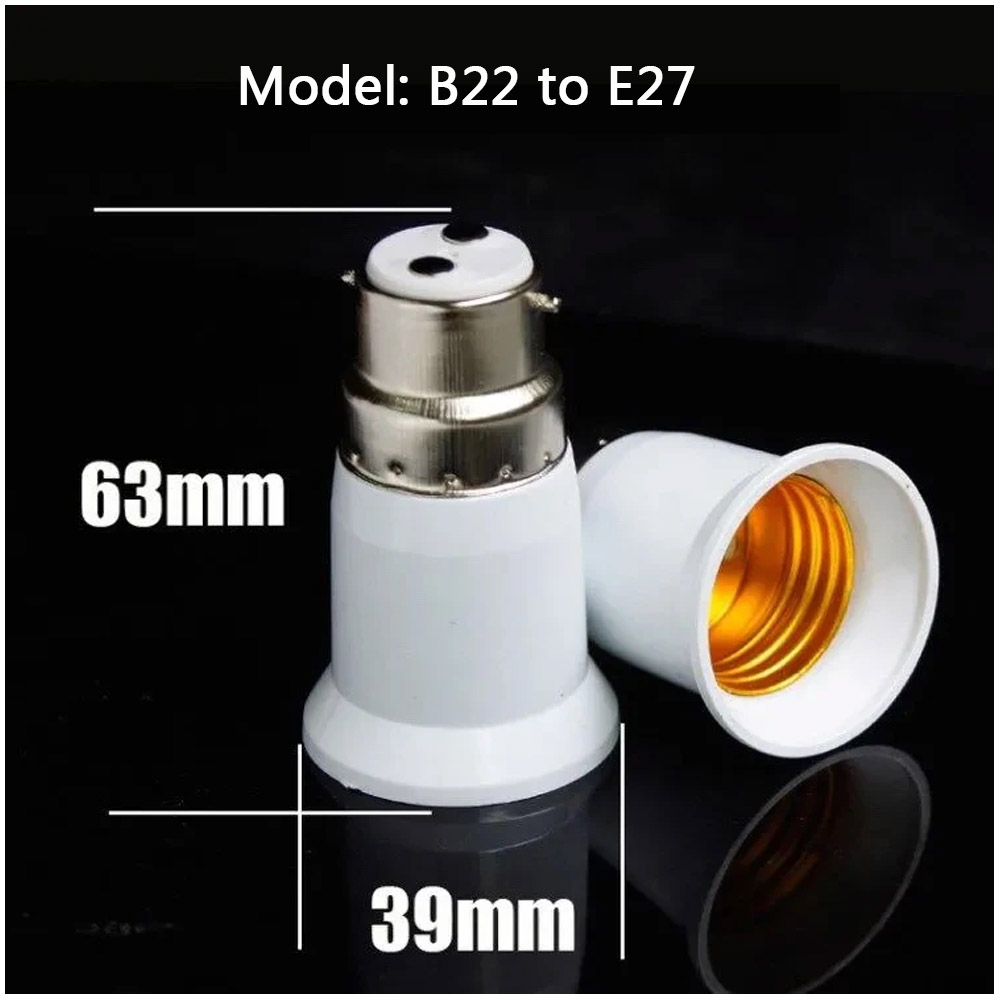 Lamp Holder Household B22 E27 E14 Light Bulb Socket Adapter Converter Base Conversion Socket 1 pcs