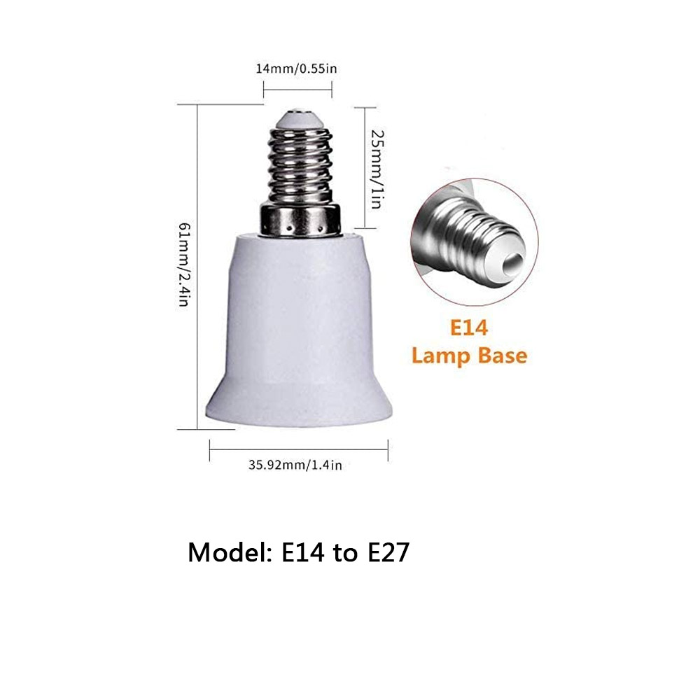 Lamp Holder Household B22 E27 E14 Light Bulb Socket Adapter Converter Base Conversion Socket 1 pcs