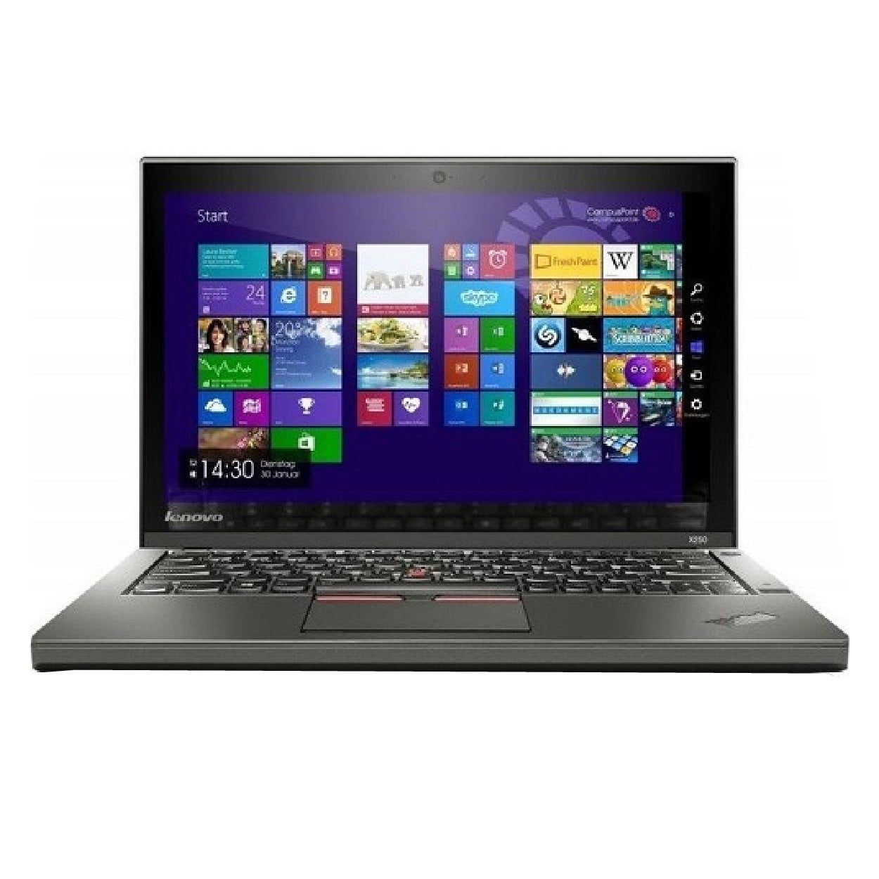 {Limited New Year Hot Offers} Lenovo ThinkPad X240 laptop Core i5 4GB RAM+500GB HDD Storage 12.5''inch HD Screen Display Touch Screen Fingerprint recognition Refurbished Laptop Computer  Notebook