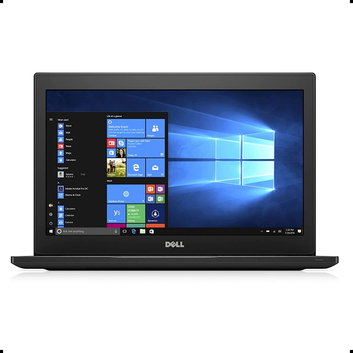 Refurbished Dell Latitude 7280 Laptop | Intel Core i5 7th Gen | 8G RAM | 256GB SSD | 12.5” HD | Windows 10 Laptops Notebook Computers