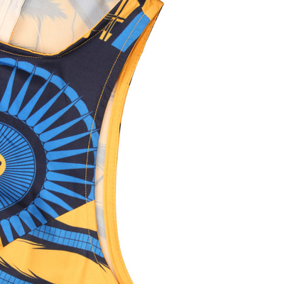 2021 High quality Women Sexy Sleeveless African Dresses Dashiki Floral Print Maxi Dress African Clothes Skirts Robe