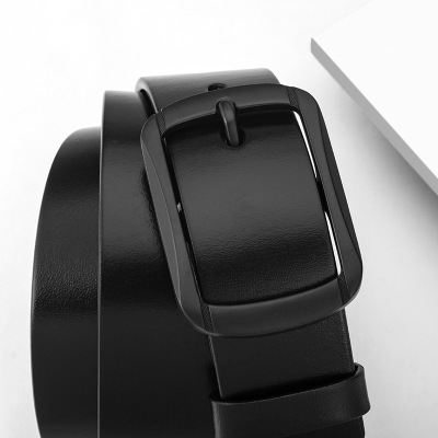 2021 High quality Cow PU leather strap male belts men classice buckle Fashion Style Casual Men Belt Male