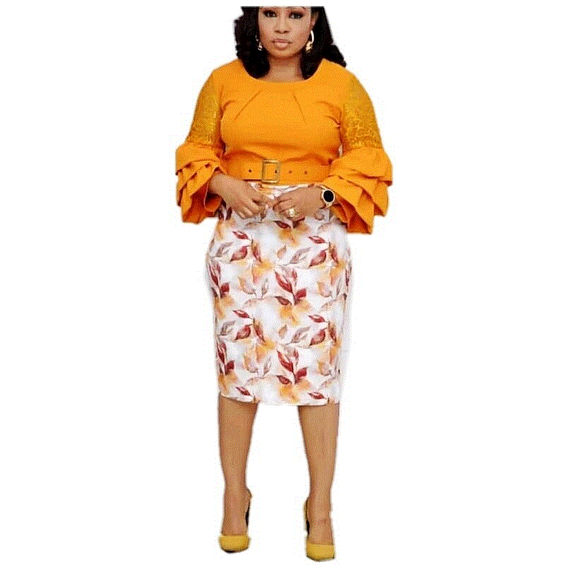 2021 High quality African Dress Women Clothes Print Dashiki Ladies Clothing Ankara Plus Size Africa Woman Shirt Dress