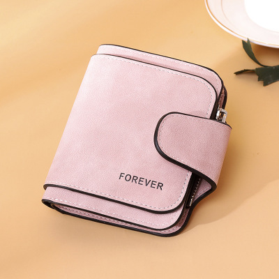 2021 High quality Vintage Women Wallet Small Zipper Coin Purse PU Leather Female Wallet Brand Designer Women Purse