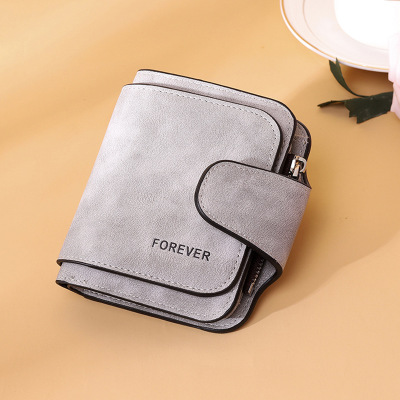 2021 High quality Vintage Women Wallet Small Zipper Coin Purse PU Leather Female Wallet Brand Designer Women Purse
