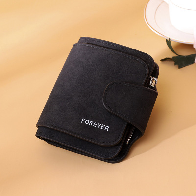 2021 High quality Vintage Women Wallet Small Zipper Coin Purse PU Leather Female Wallet Brand Designer Women Purse