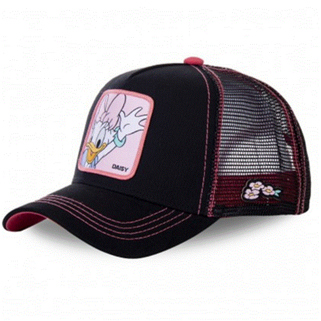 2021 High quality Anime Cartoon Mickey DONALD Duck Snapback Cotton Baseball Cap Men Women Hip Hop Mesh Hat Trucker Hat