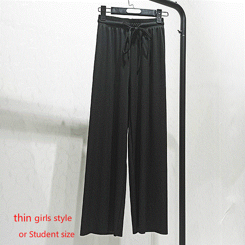 2021 High quality Soft Comfort Women Pants  New High Waist Casual Summer Slacks Pants Women Ice Silk Ankle-Length Long Trousers Female Slacks