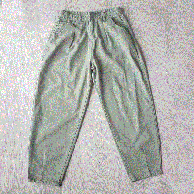 2021 High quality Toppies Denim Pants Women High Waist Harem Pants Loose Jeans Plus Size Trousers Women Casual Streetwear Pantalon Femme