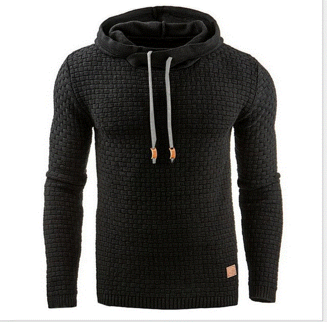 2021 High quality Men's Black Hoodies Sweatshirts Hoody For Men Long-Sleeved For Male Hoodie Sweatshirt