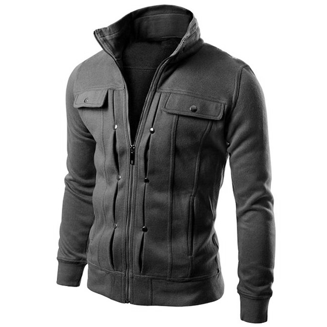 2021 High quality Spring Autumn Men's Cardigan Multi Button Hoodies Fashion Sweatshirt Casual Male Tracksuits Men Brand Clothing