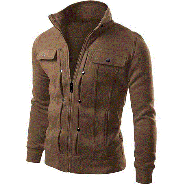 2021 High quality Spring Autumn Men's Cardigan Multi Button Hoodies Fashion Sweatshirt Casual Male Tracksuits Men Brand Clothing