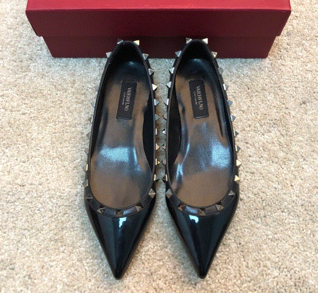 2021 High quality women shoes flat rivets shoes PU leather Ballet shoes flat heels boat shoes single shoes 34-43