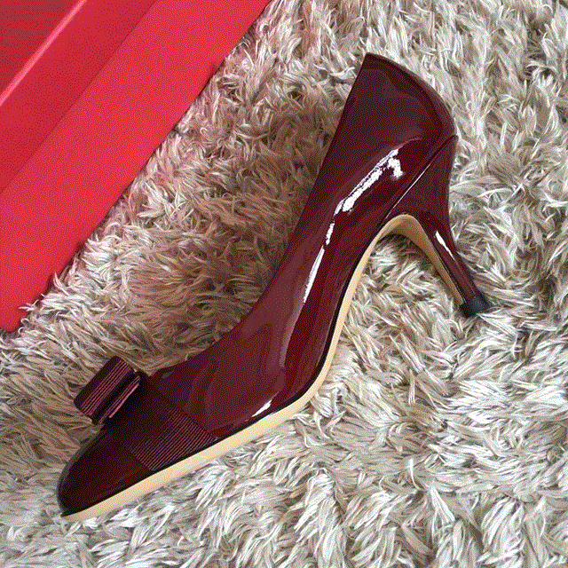 2021 High quality Ballet flat shoes leather round head shallow bow versatile single shoes women's leather bow womens