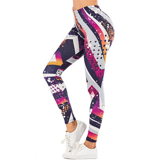 2021 High quality Sexy Women Legging leaf Printing Fitness leggins Fashion Slim legins High Waist Leggings Woman Pants