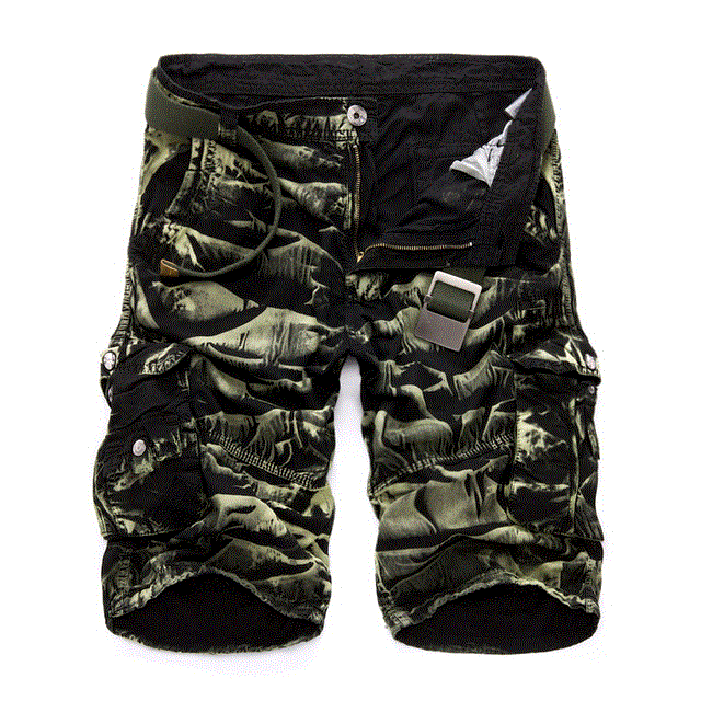 2021 High quality Mens Shorts New Camouflage Tactical Shorts Men Cotton Loose Work Casual Short Pants Plus Size