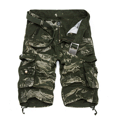 2021 High quality Mens Shorts New Camouflage Tactical Shorts Men Cotton Loose Work Casual Short Pants Plus Size