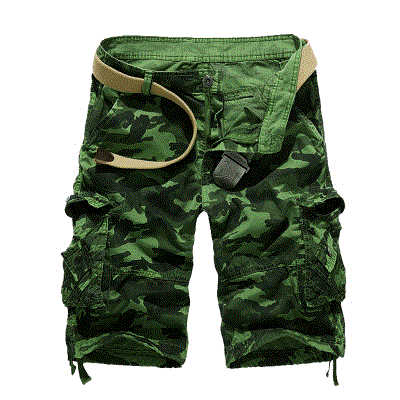 2021 High quality US Size New Men Shorts Camouflage Loose Cargo Cool Summer Military Camo Short Pants Homme Male Short
