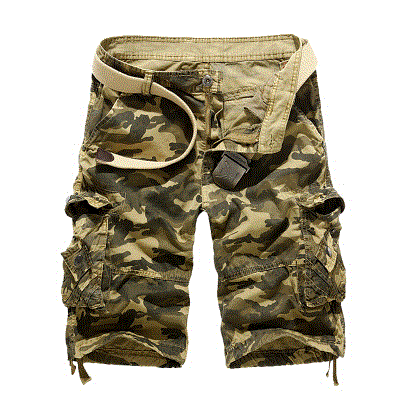 2021 High quality US Size New Men Shorts Camouflage Loose Cargo Cool Summer Military Camo Short Pants Homme Male Short