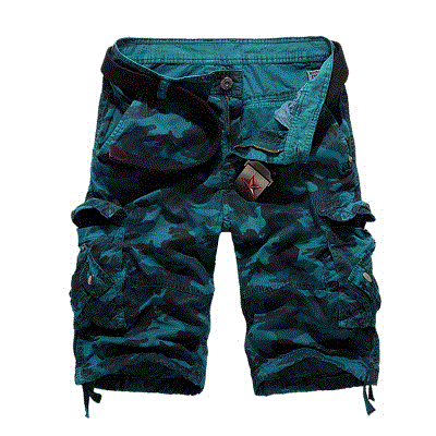 2021 High quality US Size New Men Shorts Camouflage Loose Cargo Cool Summer Military Camo Short Pants Homme Male Short