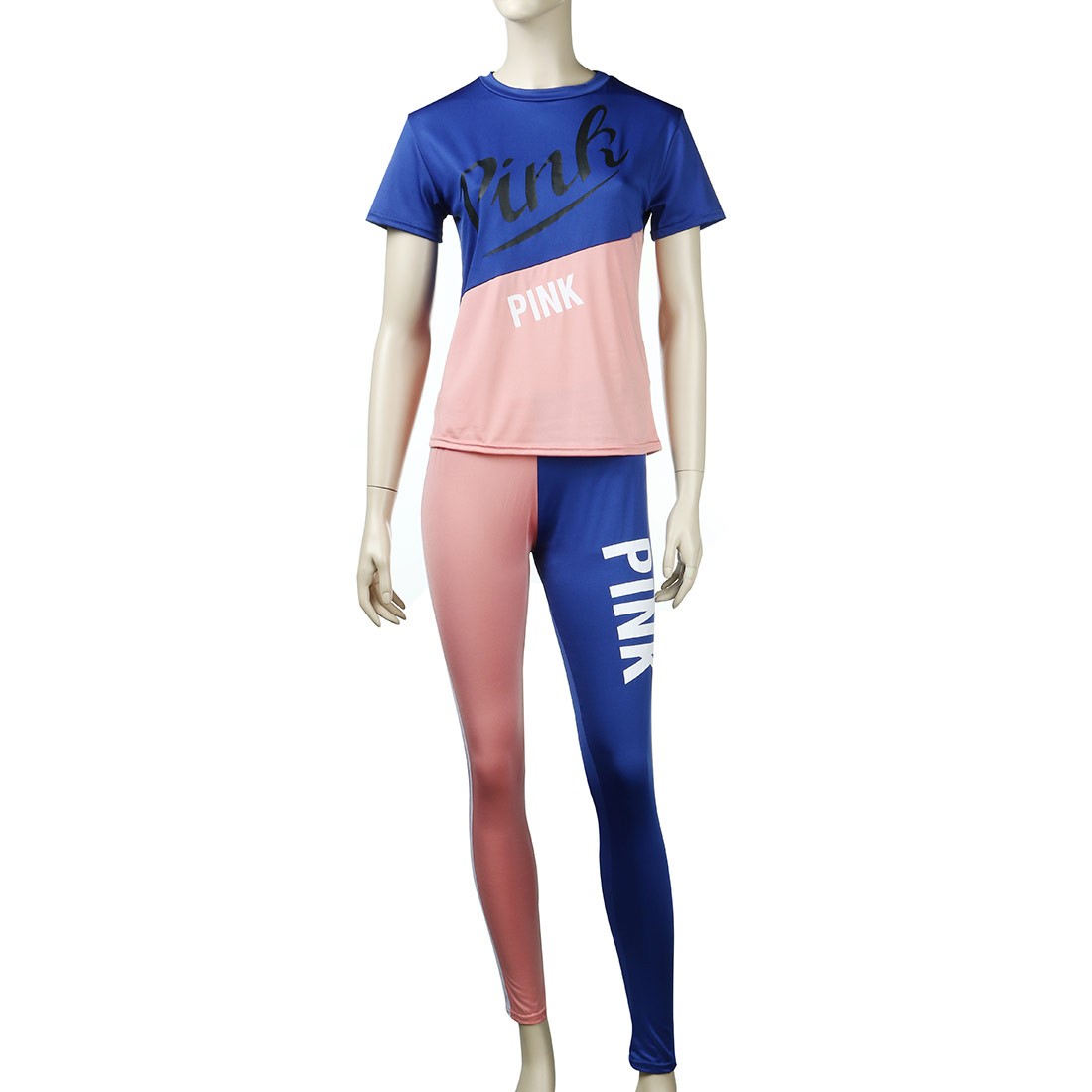 2021 High quality Casual 2 Piece Sets Women Tracksuits Set Letter Print Plus Size Sweatsuit Top Skinny Pants  Outfits