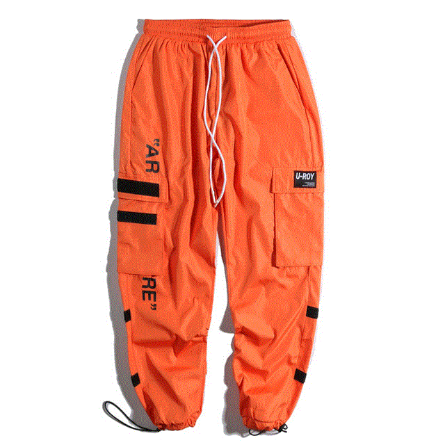 2021 High quality Men's Side Pockets Cargo Harem Pants  Hip Hop Casual Male Tatical Joggers Trousers Fashion Casual Streetwear Pants