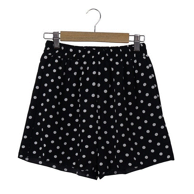 2021 High quality Loose Boho Floral Casual Women Chiffon Shorts Polka Dot Summer Holiday Shorts Plus Size S-5XL