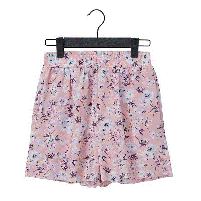 2021 High quality Loose Boho Floral Casual Women Chiffon Shorts Polka Dot Summer Holiday Shorts Plus Size S-5XL