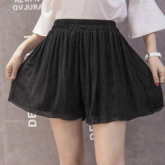 2021 High quality Loose Boho Floral Casual Women Chiffon Shorts Polka Dot Summer Holiday Shorts Plus Size S-5XL