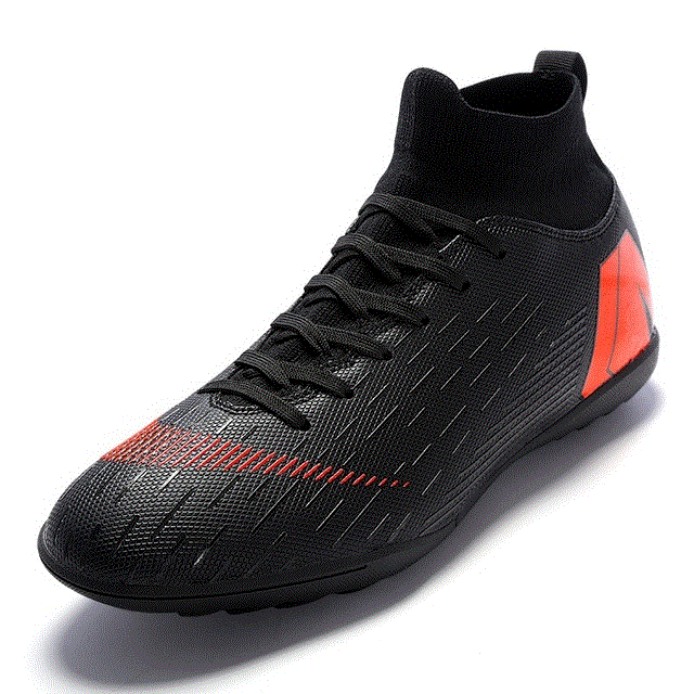 2021 High quality Hot Men High Ankle Football Shoes Long Spikes Outdoor For Men Women Soccer Shoes Fashion Sneakers