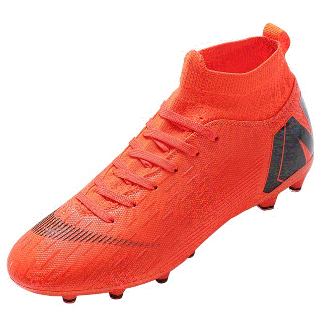 2021 High quality Hot Men High Ankle Football Shoes Long Spikes Outdoor For Men Women Soccer Shoes Fashion Sneakers