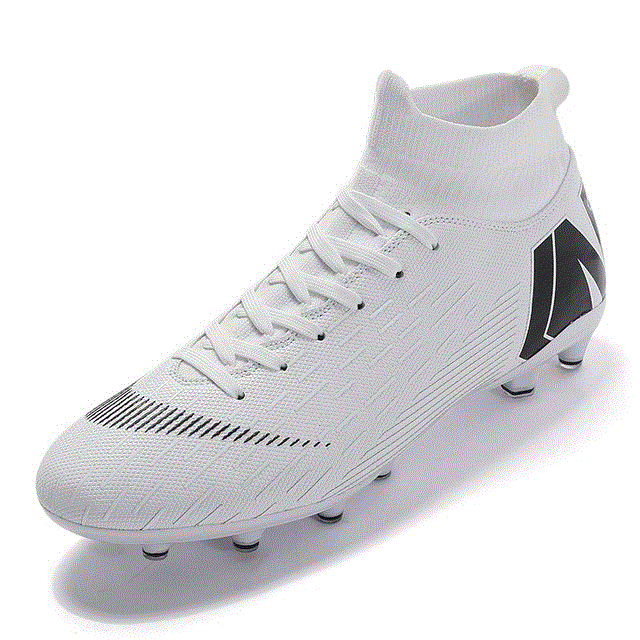 2021 High quality Hot Men High Ankle Football Shoes Long Spikes Outdoor For Men Women Soccer Shoes Fashion Sneakers