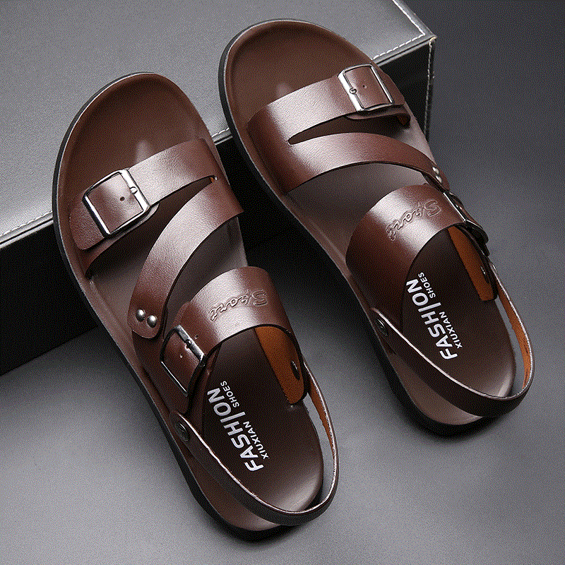 2021 High quality New Casual Fashion Men Shoes Slip-On Soft Non-slip Beach Summer Sandals Slippers Flats Flip Flop
