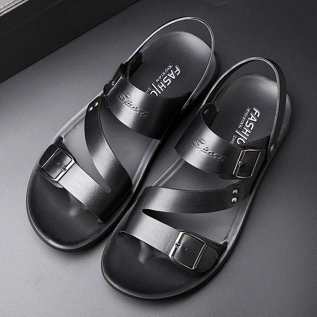 2021 High quality New Casual Fashion Men Shoes Slip-On Soft Non-slip Beach Summer Sandals Slippers Flats Flip Flop