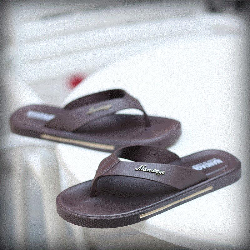 2021 High quality Men shoes Arrival Summer Men Flip Flops High Quality Beach Sandals Anti-slip Hombre Casual Shoes