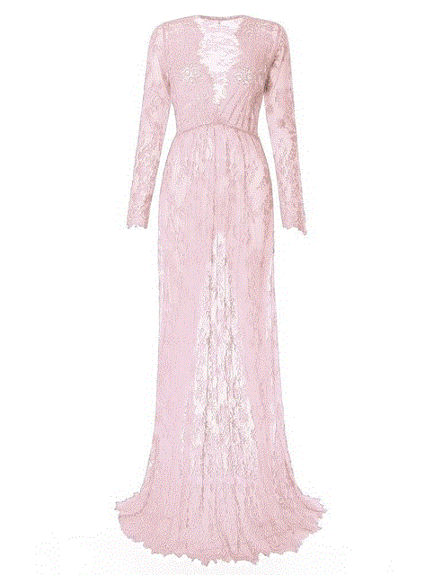 2021 High quality Pregnancy Dress for Photo Shoot Maternity Sexy V Neck Lace Maxi Gown Dress Big Size Pregnant Clothe