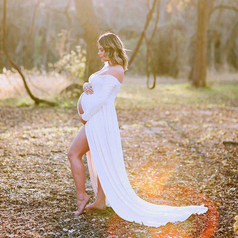 2021 High quality Maternity Dresses For Photo Shoot Chiffon Pregnancy Dress Maxi Gown Dresses For Pregnant Women Dress