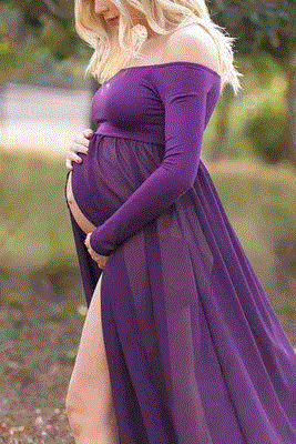 2021 High quality Maternity Dresses For Photo Shoot Chiffon Pregnancy Dress Maxi Gown Dresses For Pregnant Women Dress